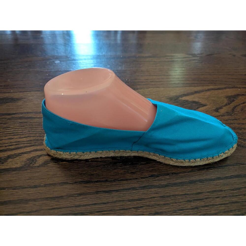 Vintage NEW Newport News Navy Fabric Espadrilles POOL Size 8